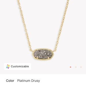 Kendra Scott Elisa Gold Pendant Necklace